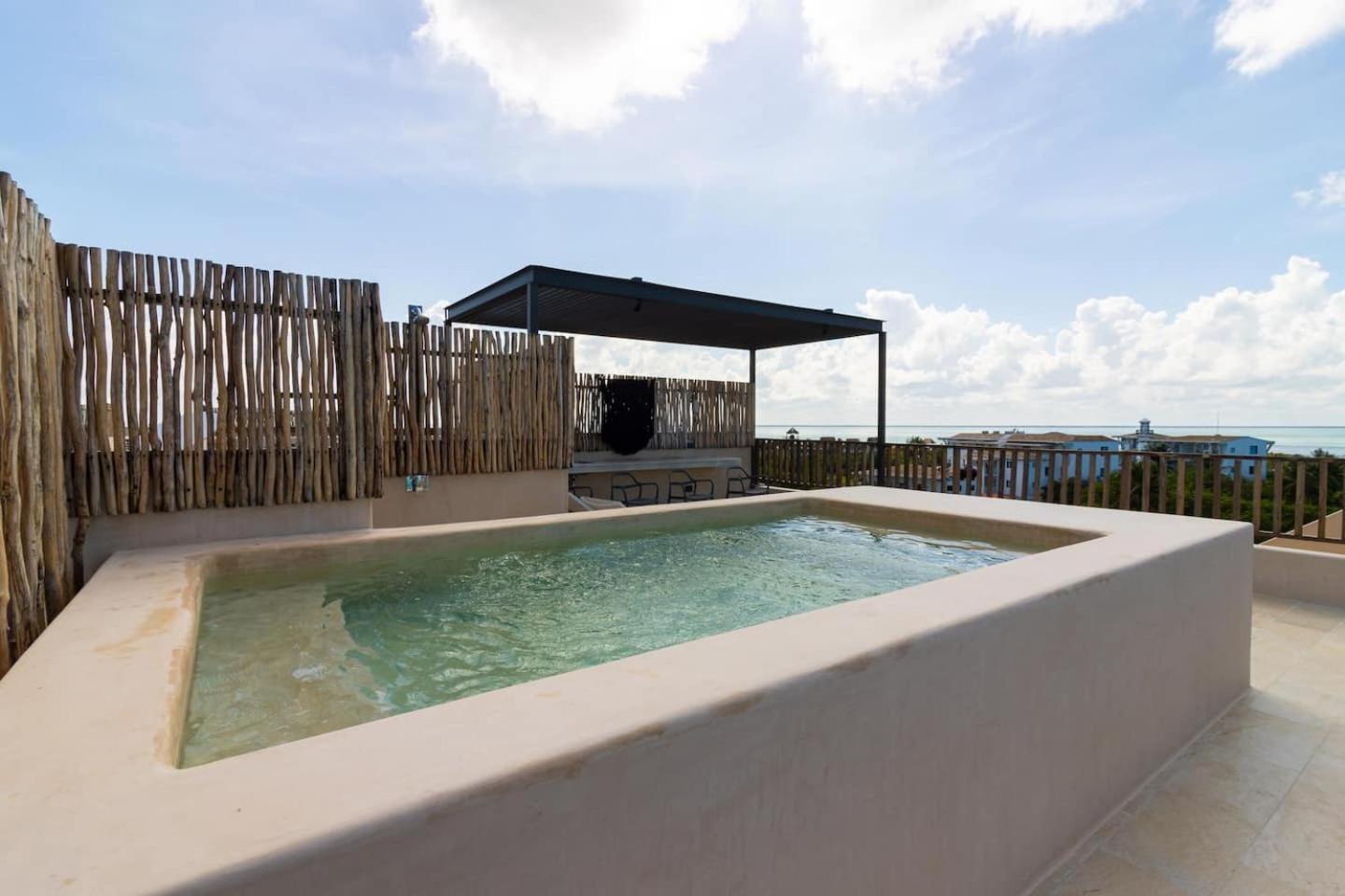 Hotel Beautiful Ocean View Penthouse With Private Pool -C301 Isla Holbox Exterior foto